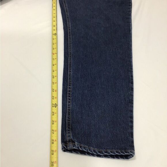 Levi’s 550 Vintage Mom Jeans Dark Wash High Waist Size 14 Miss S - Picture 11 of 13